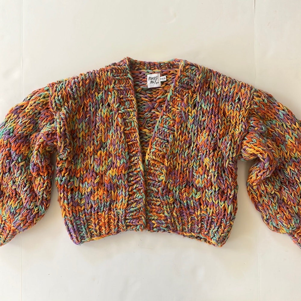 Chunky Multicolor Knit Sweater